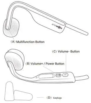 aftershokz buttons not working