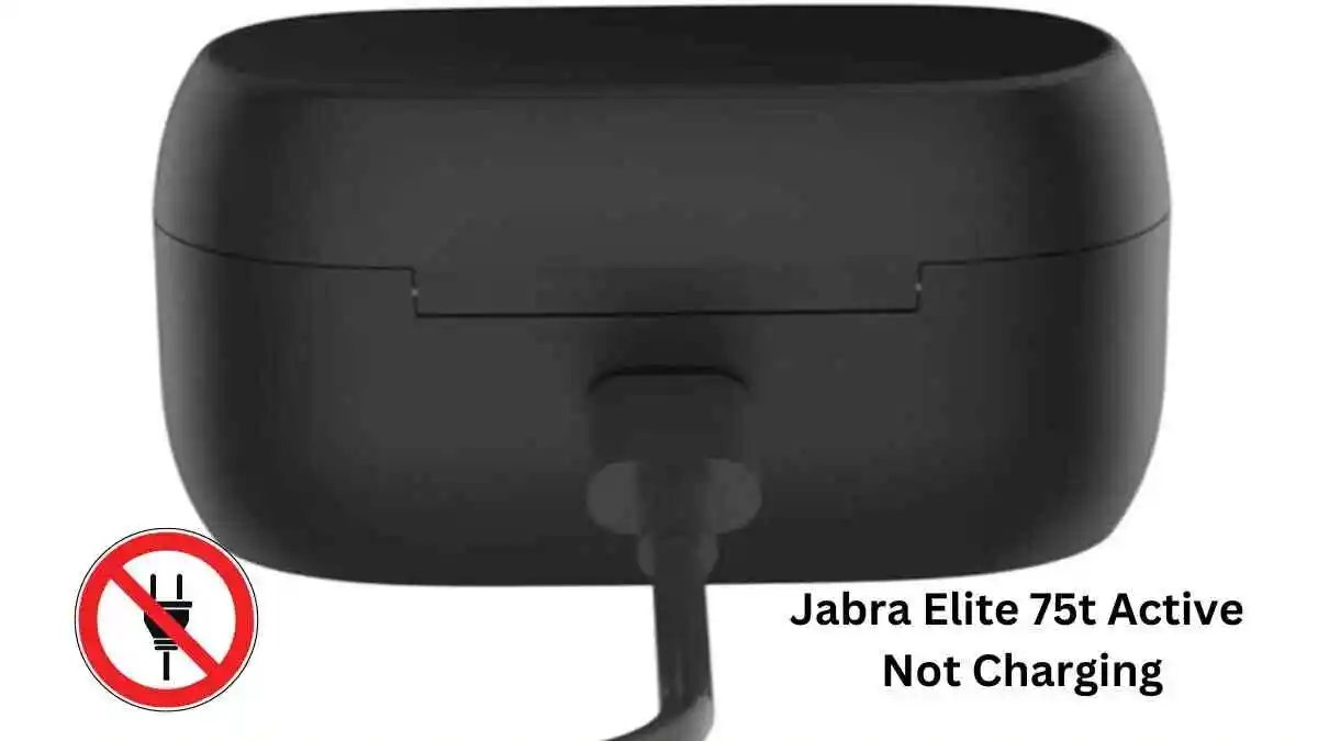 Jabra Elite 75t active not charging in case